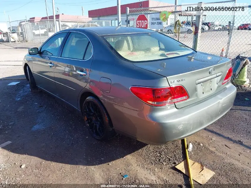 JTHBA30G655060278 2005 Lexus Es 330