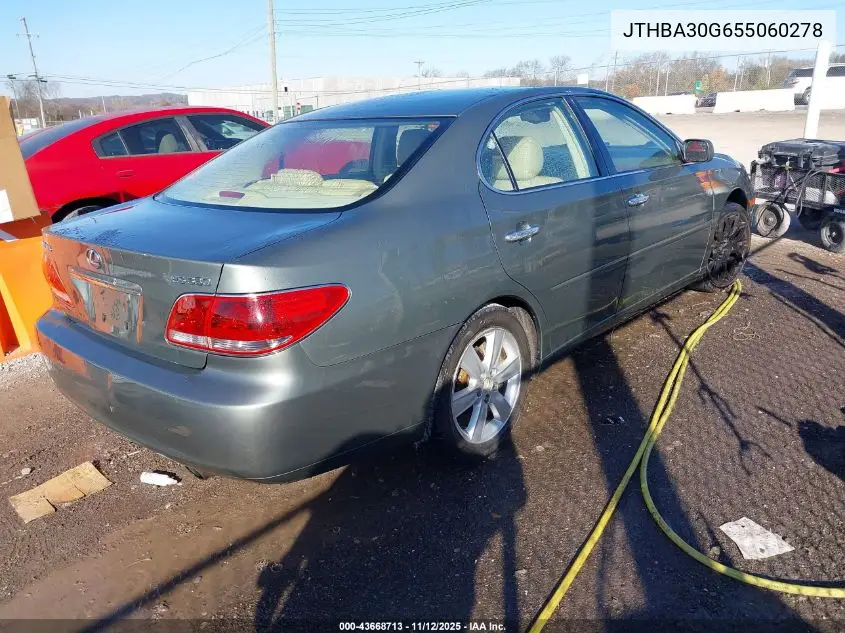 JTHBA30G655060278 2005 Lexus Es 330