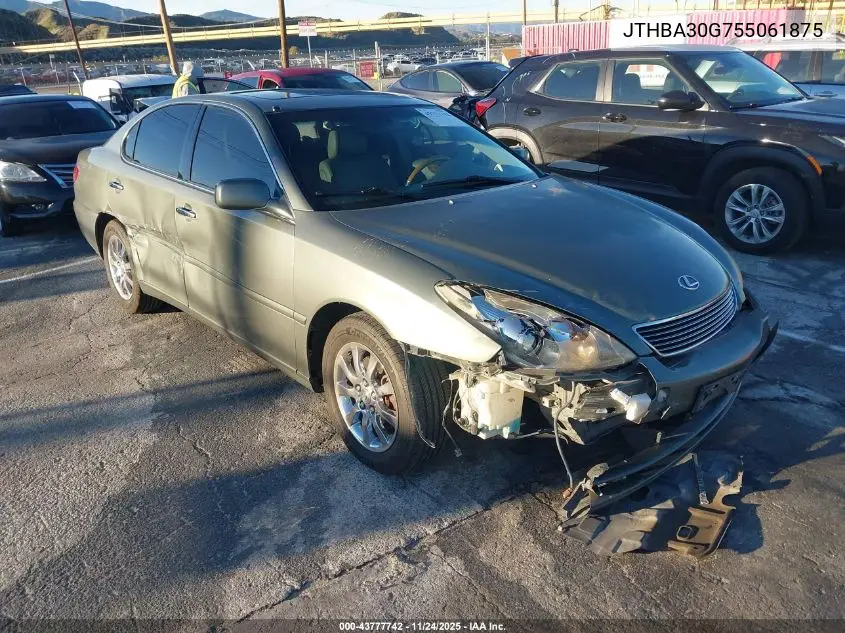 JTHBA30G755061875 2005 Lexus Es 330