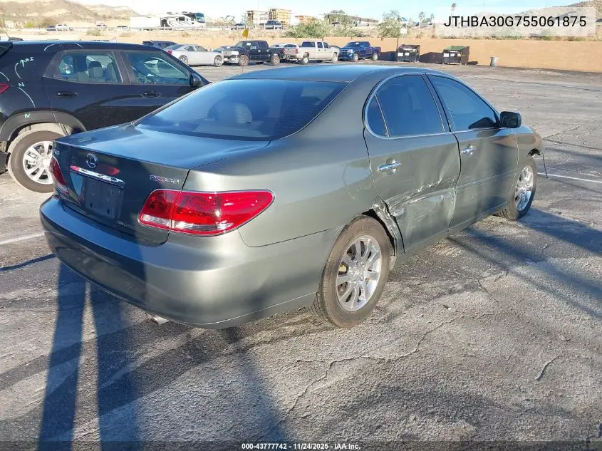 JTHBA30G755061875 2005 Lexus Es 330