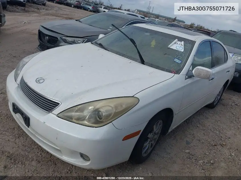 JTHBA30G755071726 2005 Lexus Es 330