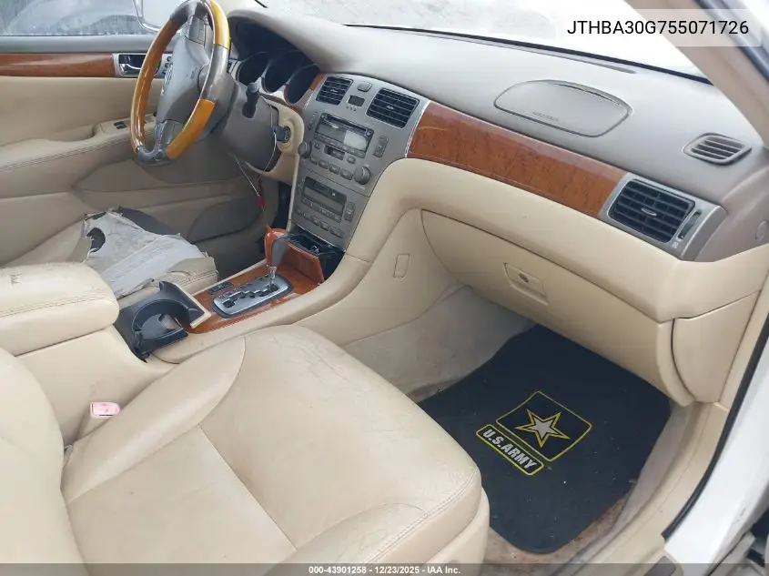 JTHBA30G755071726 2005 Lexus Es 330
