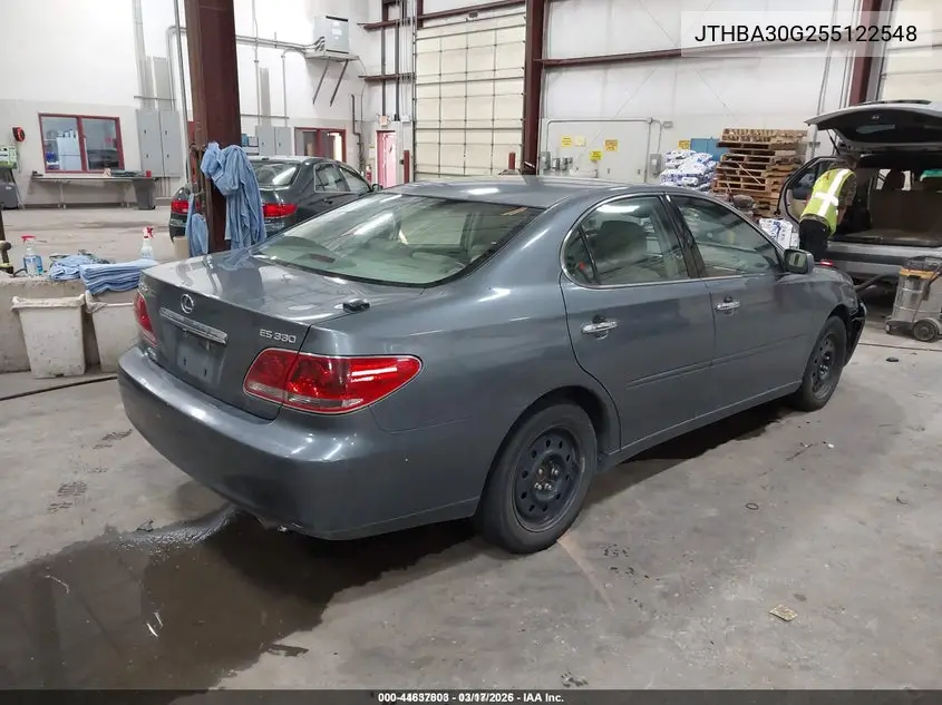 JTHBA30G255122548 2005 Lexus Es 330