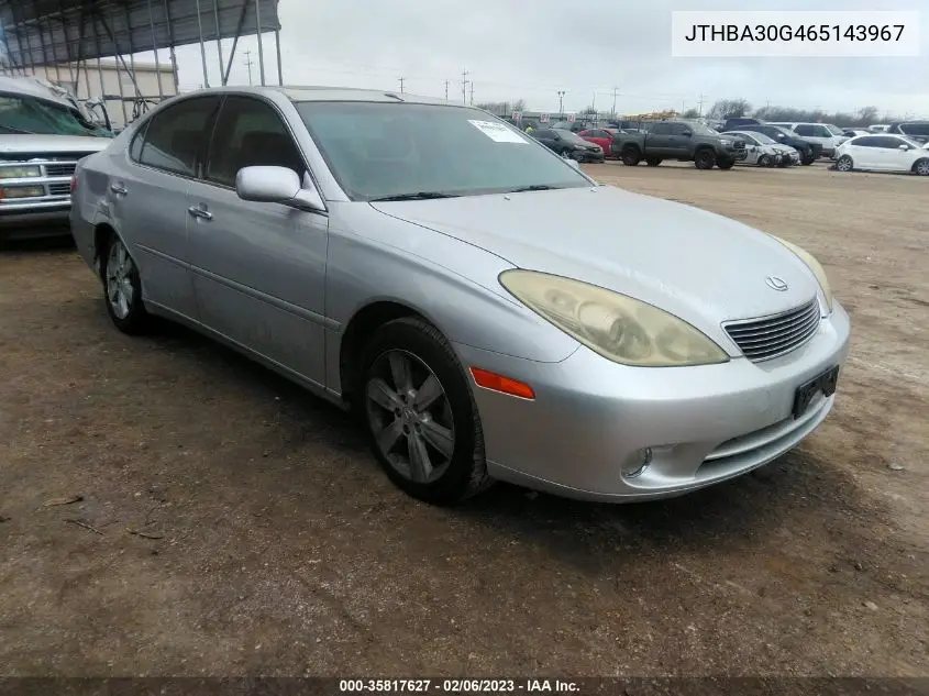 JTHBA30G465143967 2006 Lexus Es 330