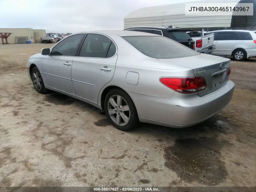 JTHBA30G465143967 2006 Lexus Es 330