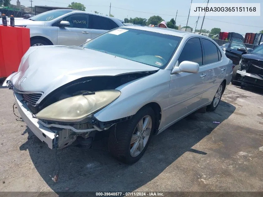 JTHBA30G365151168 2006 Lexus Es 330