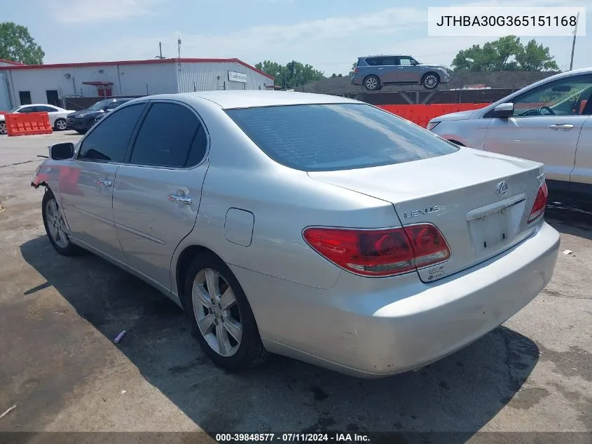 JTHBA30G365151168 2006 Lexus Es 330