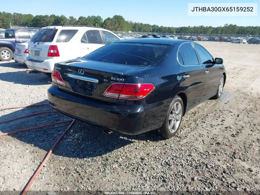 JTHBA30GX65159252 2006 Lexus Es 330