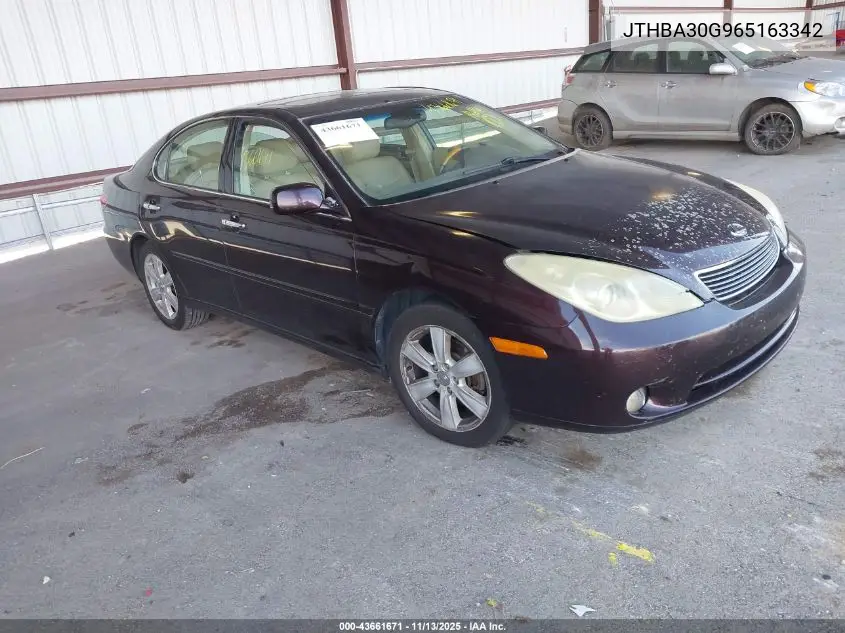 JTHBA30G965163342 2006 Lexus Es 330