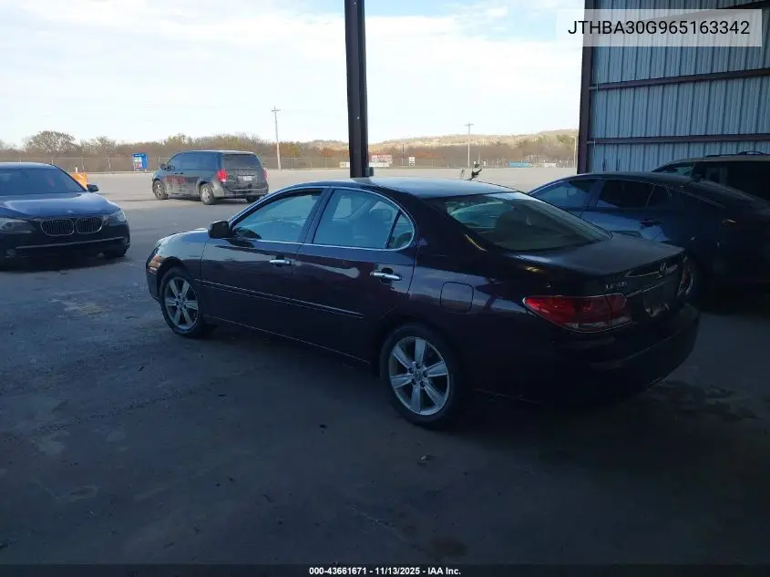 JTHBA30G965163342 2006 Lexus Es 330