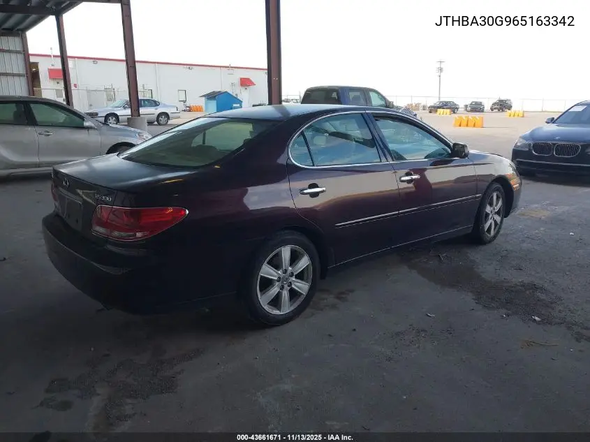 JTHBA30G965163342 2006 Lexus Es 330