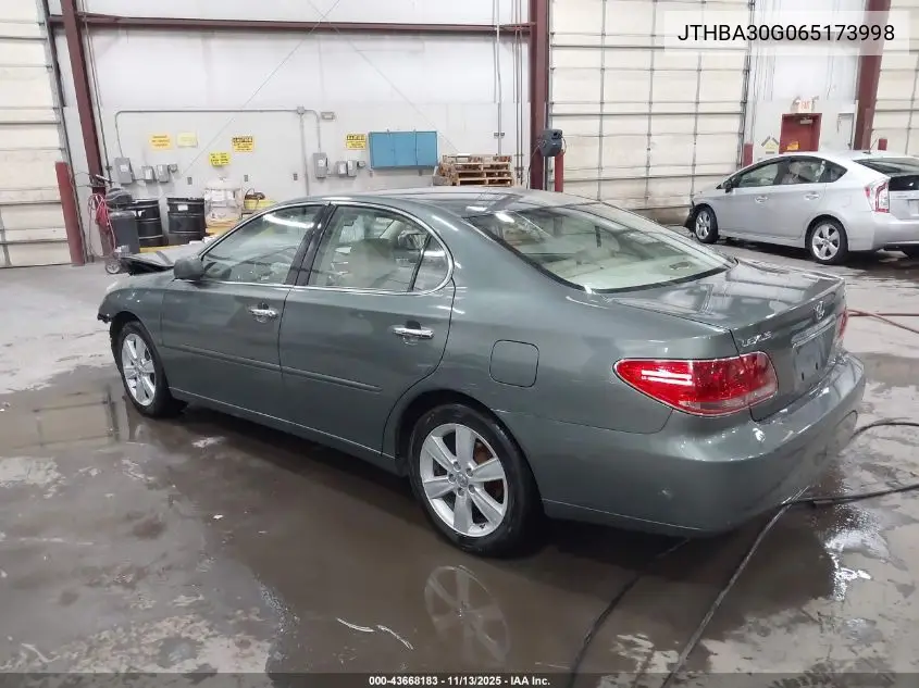 JTHBA30G065173998 2006 Lexus Es 330