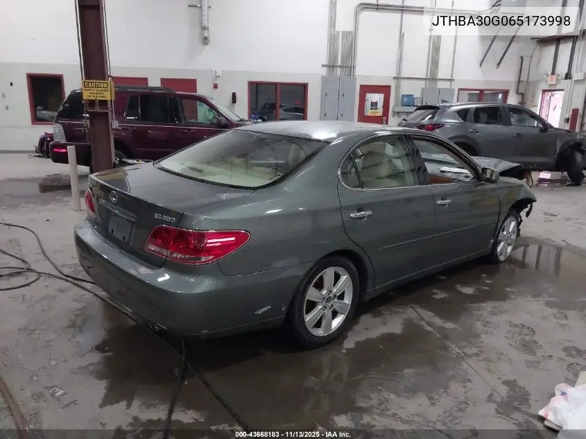 JTHBA30G065173998 2006 Lexus Es 330