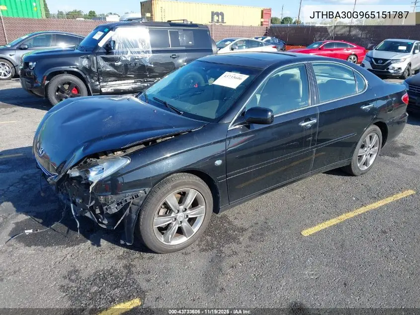 JTHBA30G965151787 2006 Lexus Es 330