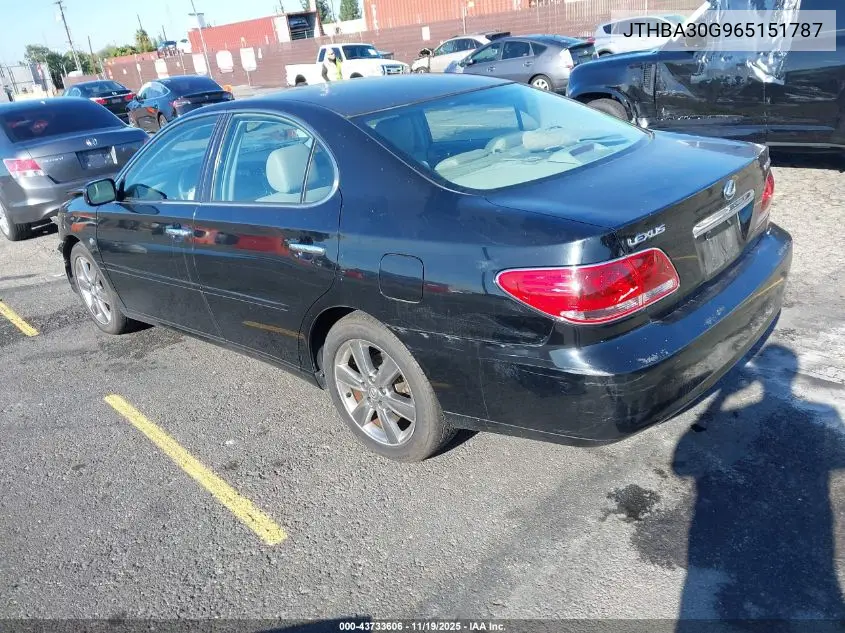 JTHBA30G965151787 2006 Lexus Es 330
