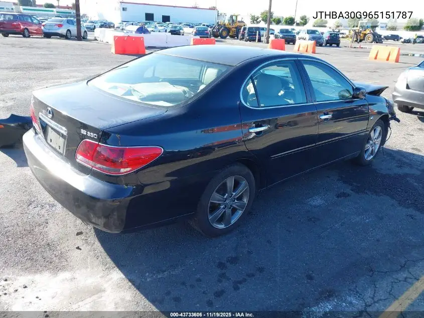 JTHBA30G965151787 2006 Lexus Es 330