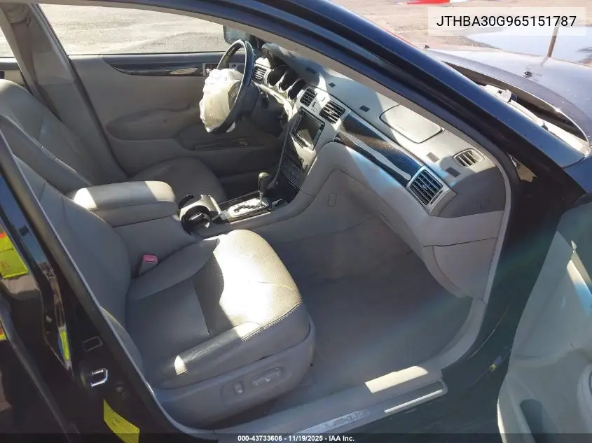 JTHBA30G965151787 2006 Lexus Es 330