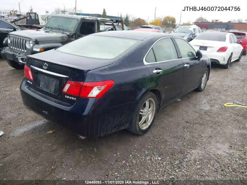 JTHBJ46G072044756 2007 Lexus Es 350 350