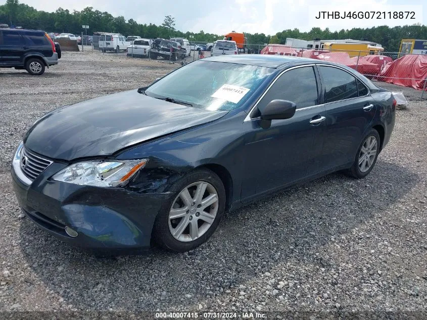 JTHBJ46G072118872 2007 Lexus Es 350