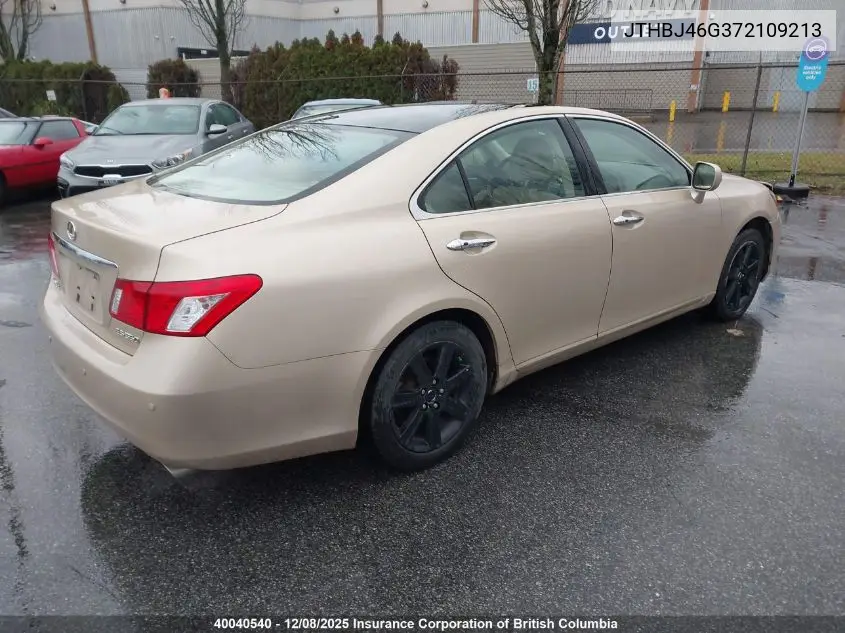 JTHBJ46G372109213 2007 Lexus Es350