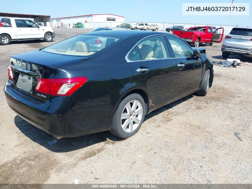 JTHBJ46G372017129 2007 Lexus Es 350