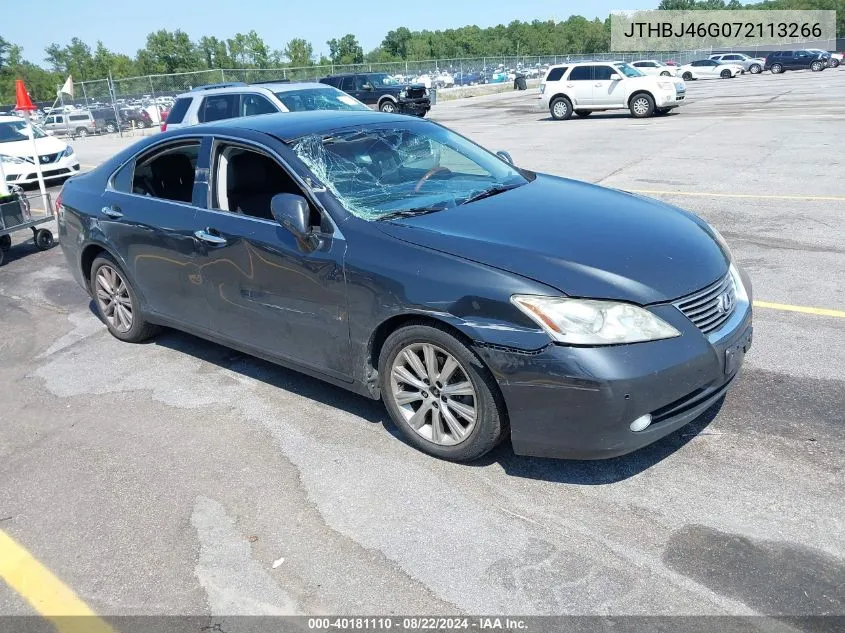 JTHBJ46G072113266 2007 Lexus Es 350