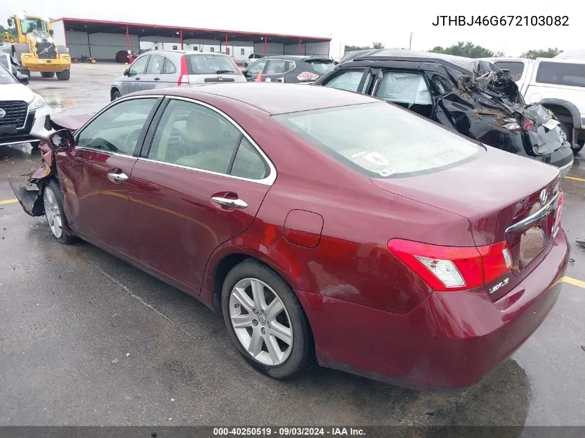 JTHBJ46G672103082 2007 Lexus Es 350