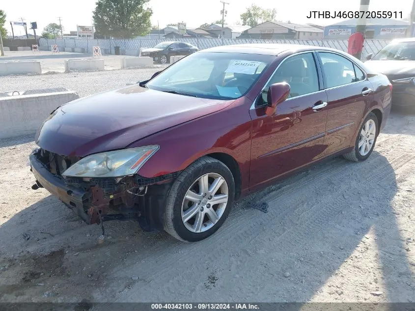 JTHBJ46G872055911 2007 Lexus Es 350