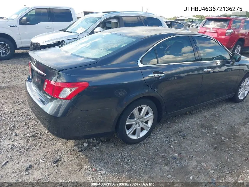 JTHBJ46G672136275 2007 Lexus Es 350