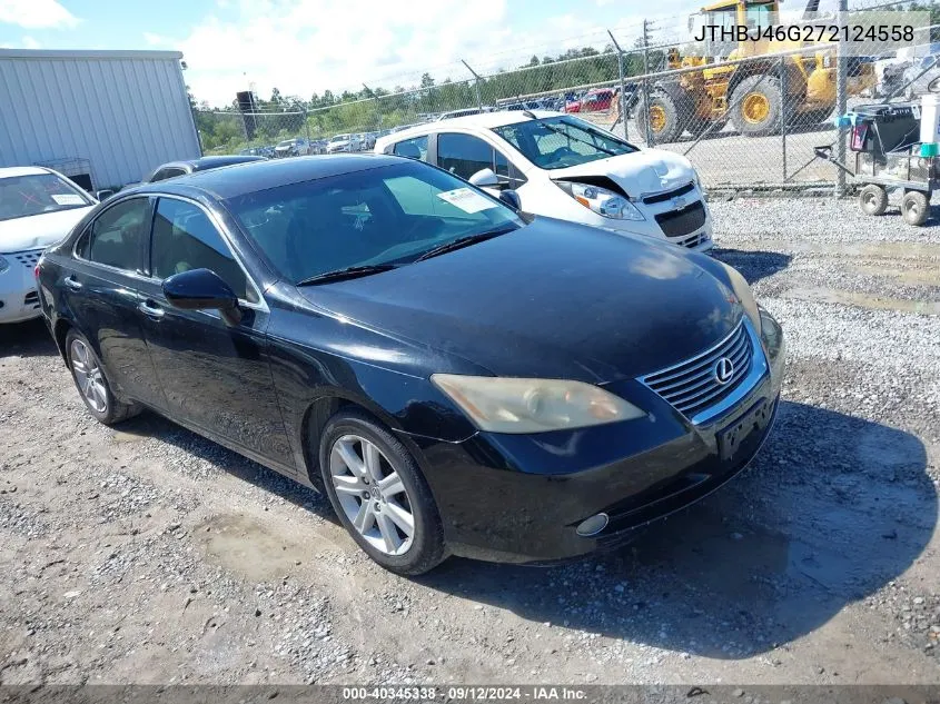 JTHBJ46G272124558 2007 Lexus Es 350