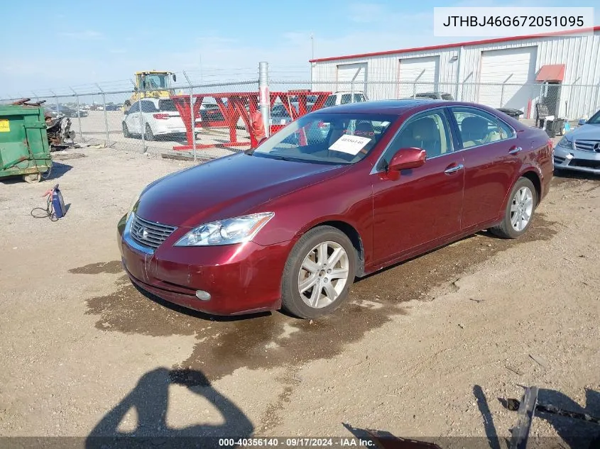 JTHBJ46G672051095 2007 Lexus Es 350 350