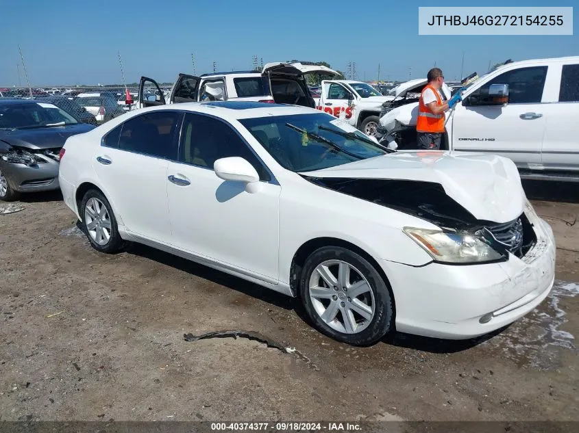 JTHBJ46G272154255 2007 Lexus Es 350