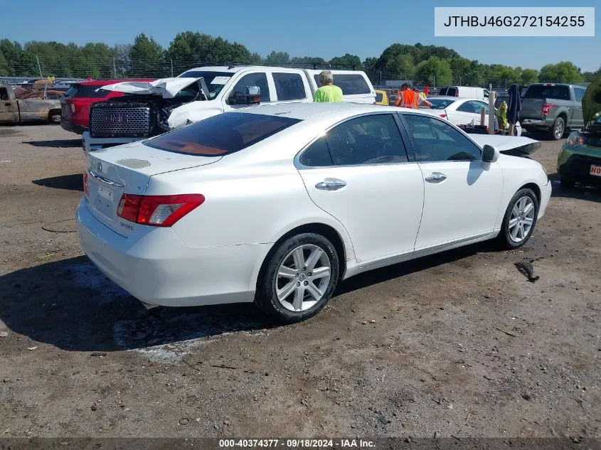 JTHBJ46G272154255 2007 Lexus Es 350