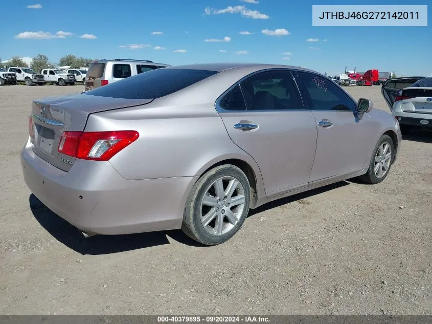 JTHBJ46G272142011 2007 Lexus Es 350