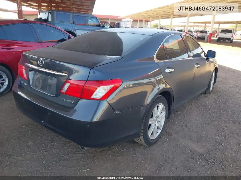 JTHBJ46G472083947 2007 Lexus Es 350
