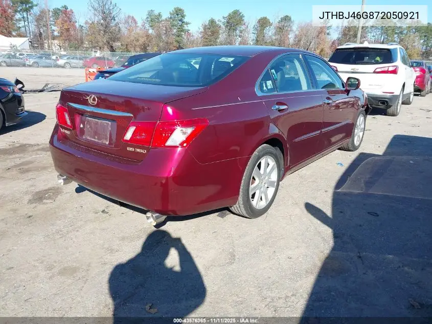 JTHBJ46G872050921 2007 Lexus Es 350