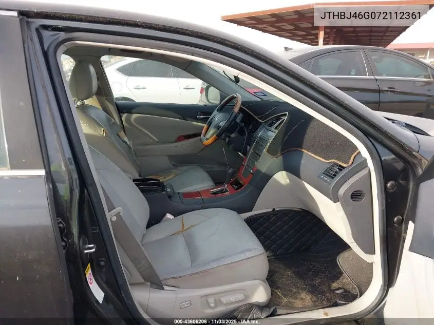 JTHBJ46G072112361 2007 Lexus Es 350