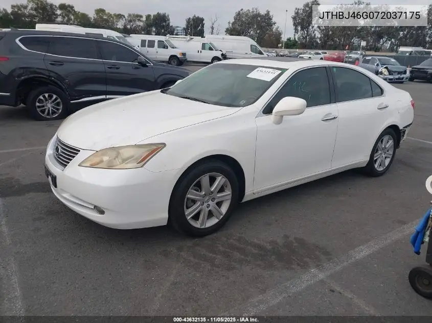 JTHBJ46G072037175 2007 Lexus Es 350