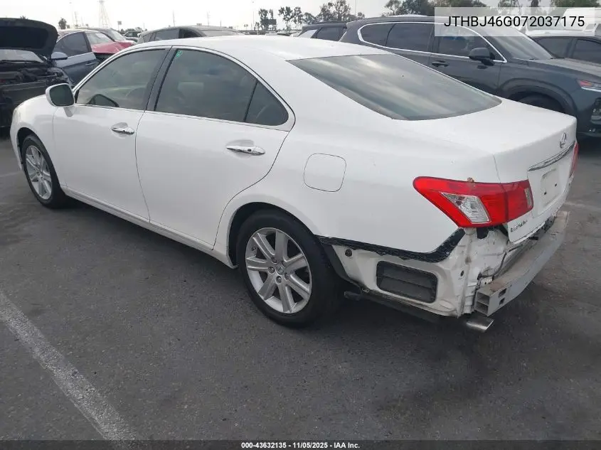 JTHBJ46G072037175 2007 Lexus Es 350
