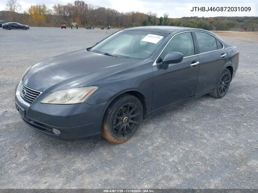 JTHBJ46G872031009 2007 Lexus Es 350