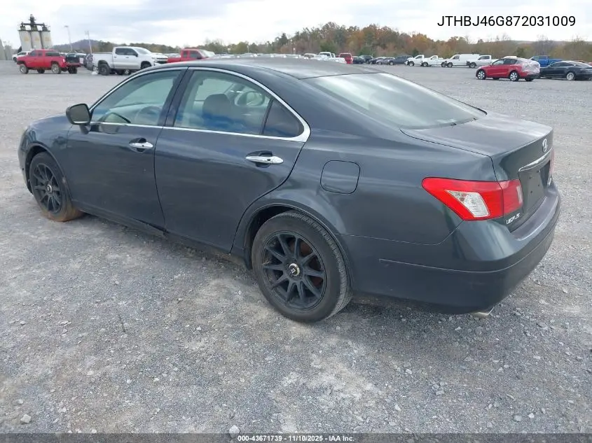 JTHBJ46G872031009 2007 Lexus Es 350