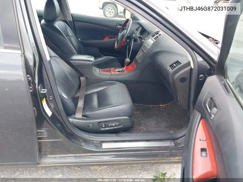 JTHBJ46G872031009 2007 Lexus Es 350