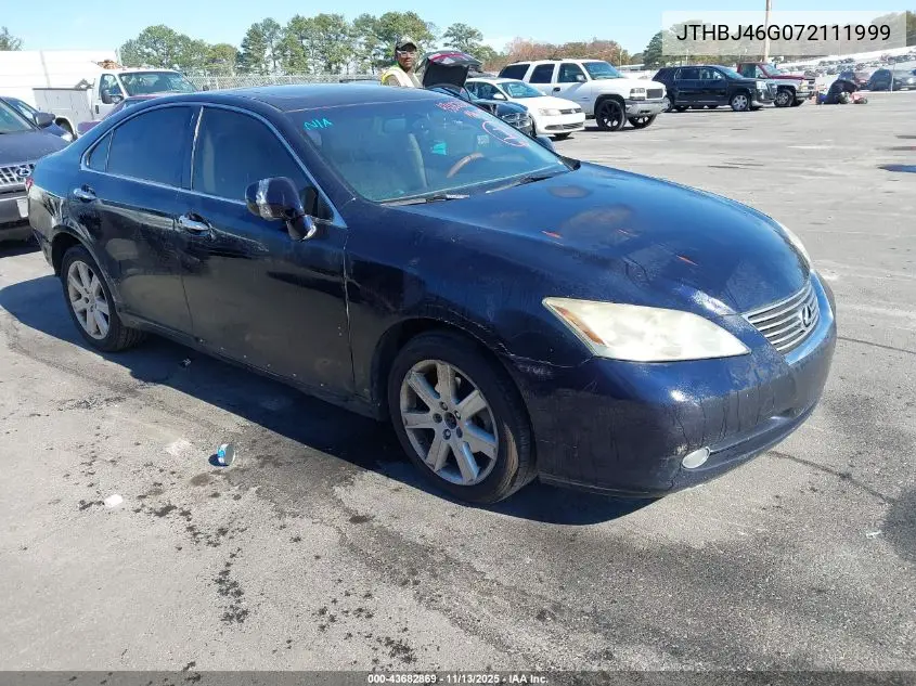 JTHBJ46G072111999 2007 Lexus Es 350
