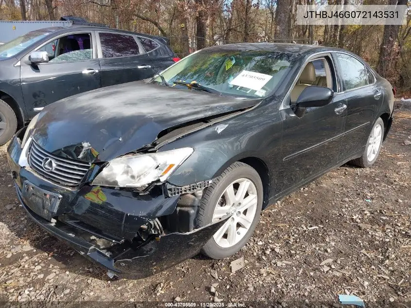 JTHBJ46G072143531 2007 Lexus Es 350