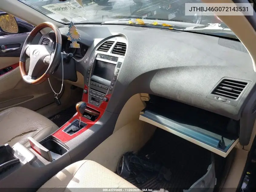 JTHBJ46G072143531 2007 Lexus Es 350