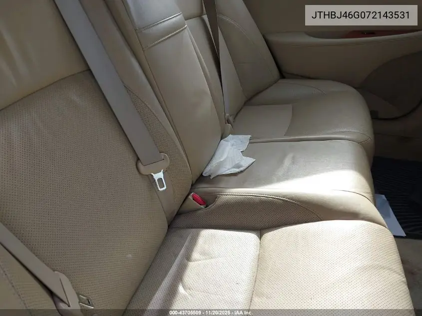 JTHBJ46G072143531 2007 Lexus Es 350