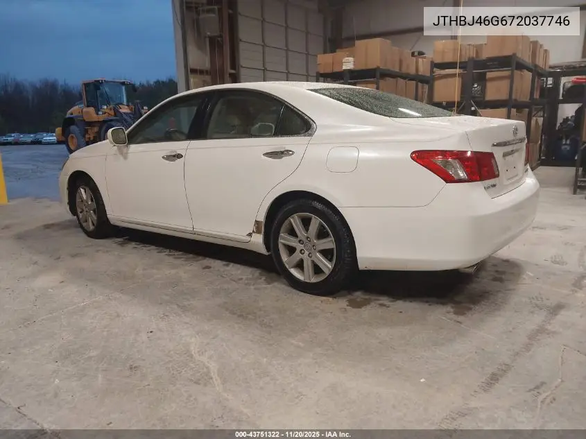 JTHBJ46G672037746 2007 Lexus Es 350