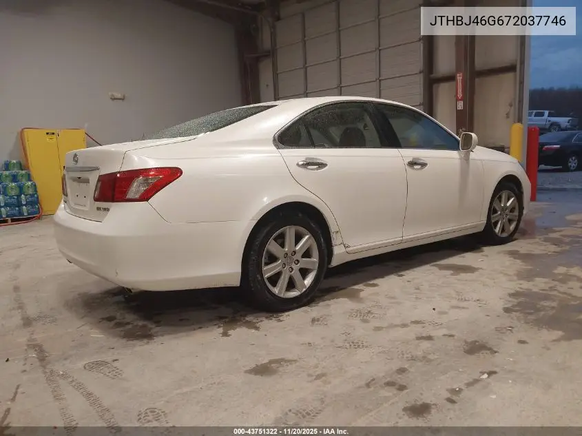JTHBJ46G672037746 2007 Lexus Es 350