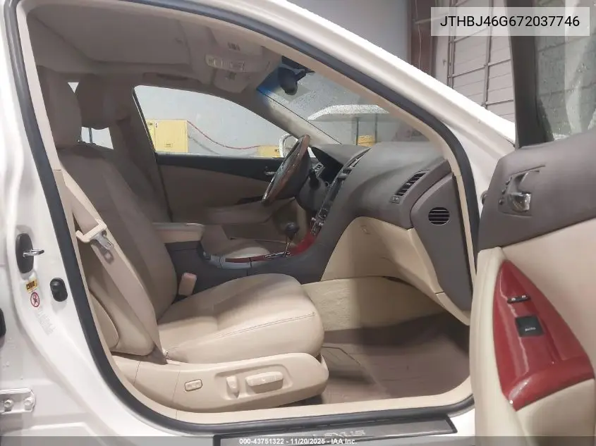 JTHBJ46G672037746 2007 Lexus Es 350