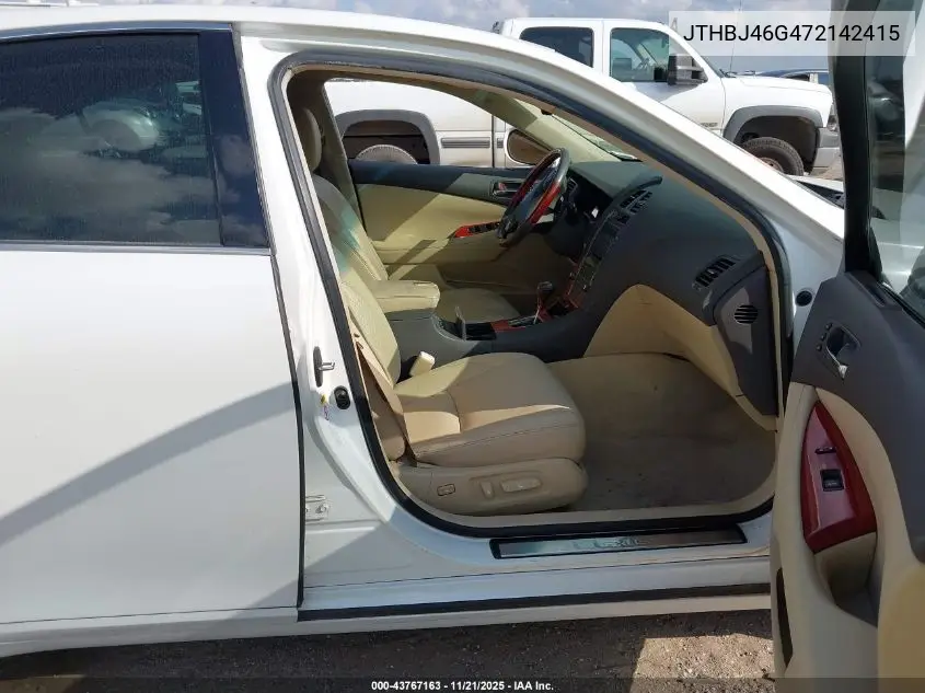 JTHBJ46G472142415 2007 Lexus Es 350